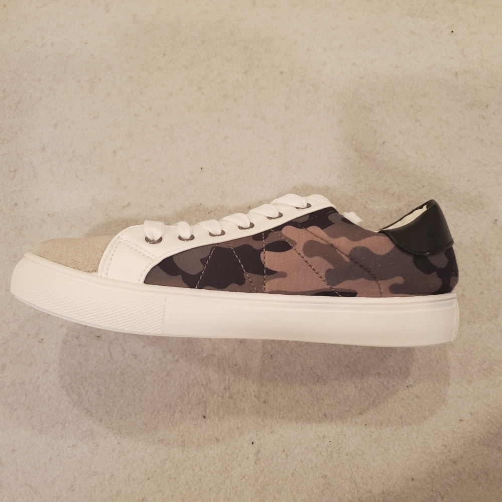 Lust for Life Fashion Sneakers Camo Lace Leather - Picture 4 of 11